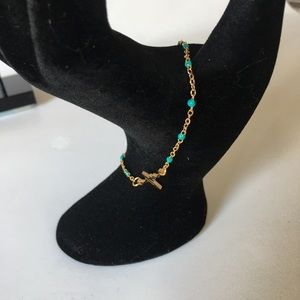 Golden stainless steel bracelet